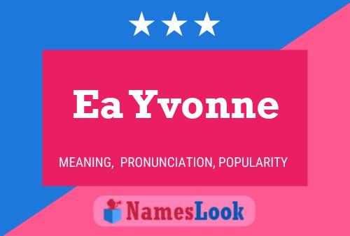 ملصق اسم Ea Yvonne