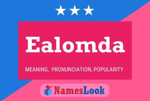 ملصق اسم Ealomda