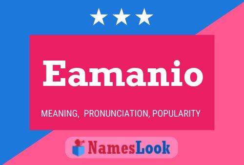 ملصق اسم Eamanio