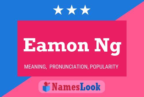 ملصق اسم Eamon Ng