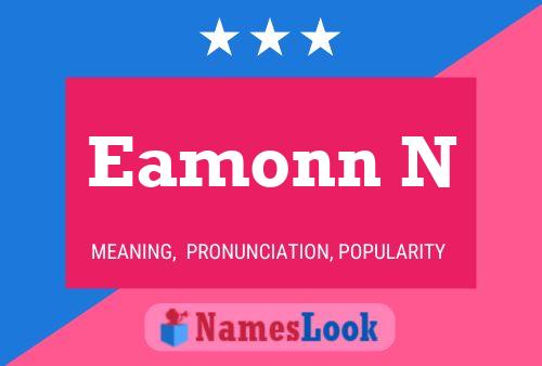 ملصق اسم Eamonn N