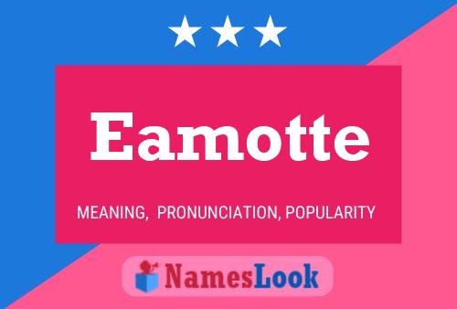 ملصق اسم Eamotte