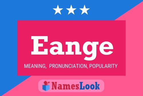 ملصق اسم Eange