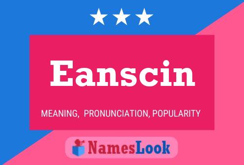 ملصق اسم Eanscin