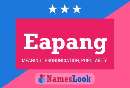 ملصق اسم Eapang