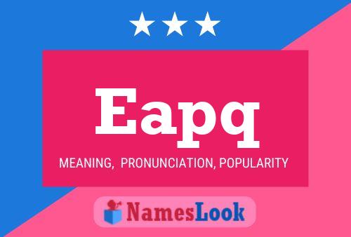 ملصق اسم Eapq