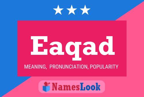 ملصق اسم Eaqad