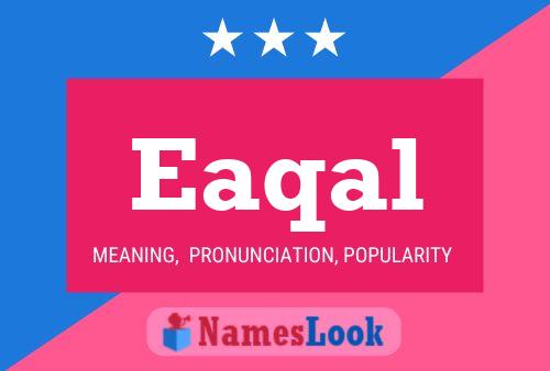 ملصق اسم Eaqal