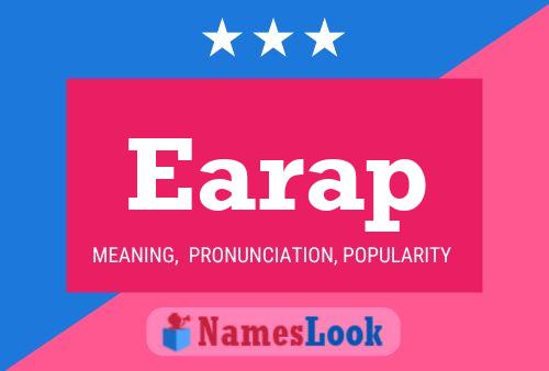 ملصق اسم Earap