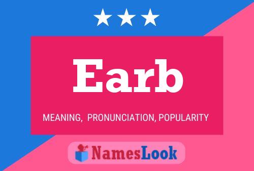 ملصق اسم Earb