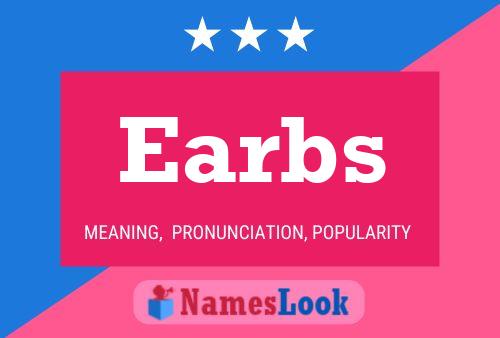 ملصق اسم Earbs