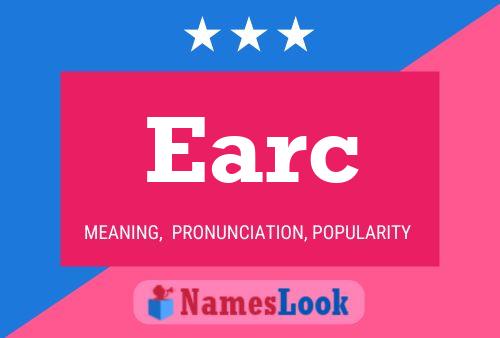 ملصق اسم Earc