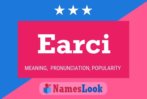 ملصق اسم Earci