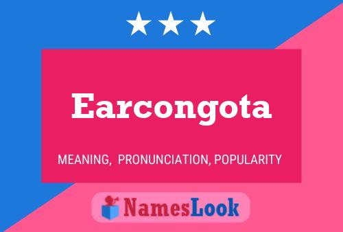 ملصق اسم Earcongota