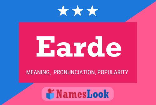 ملصق اسم Earde