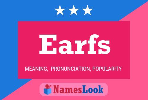 ملصق اسم Earfs