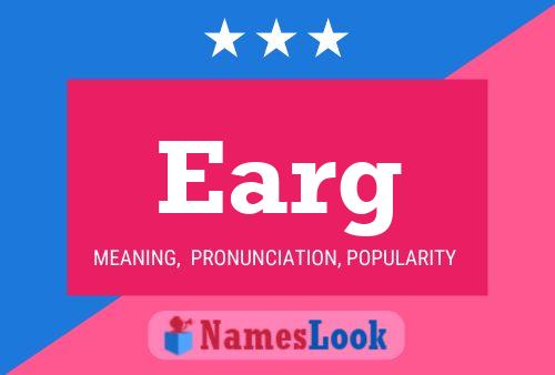 ملصق اسم Earg