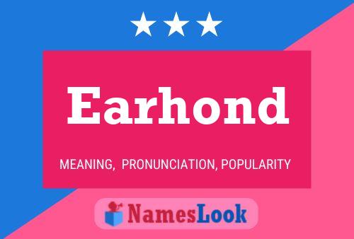 ملصق اسم Earhond