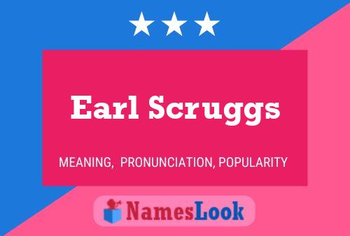 ملصق اسم Earl Scruggs