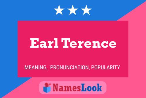 ملصق اسم Earl Terence