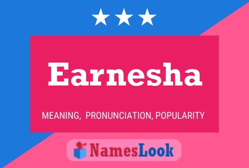 ملصق اسم Earnesha