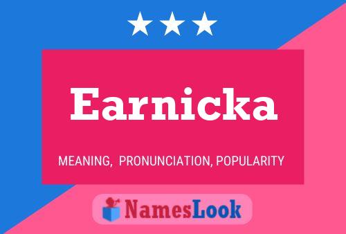 ملصق اسم Earnicka