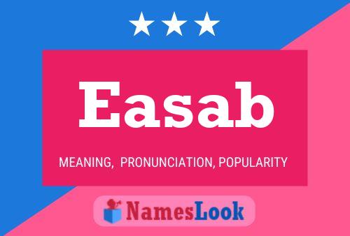 ملصق اسم Easab