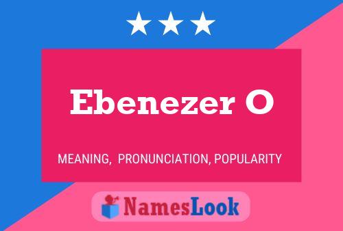 ملصق اسم Ebenezer O