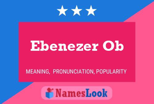 ملصق اسم Ebenezer Ob