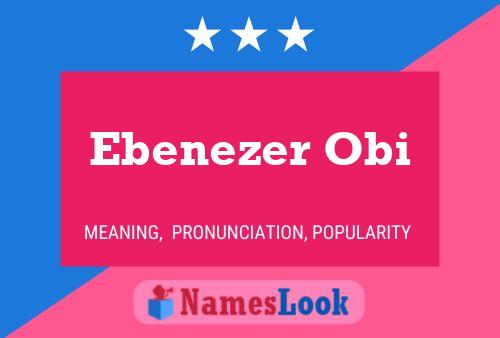 ملصق اسم Ebenezer Obi