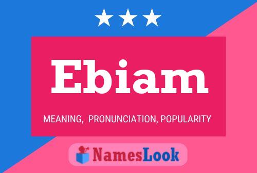 ملصق اسم Ebiam