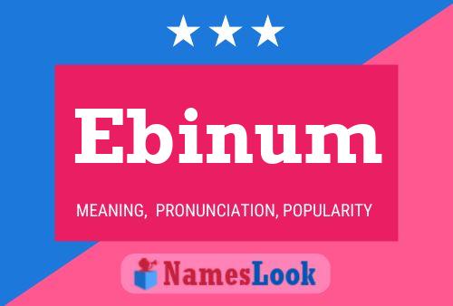 ملصق اسم Ebinum