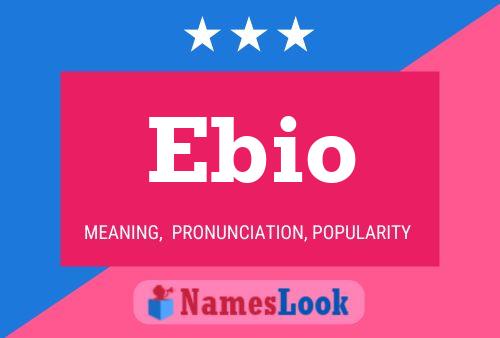 ملصق اسم Ebio