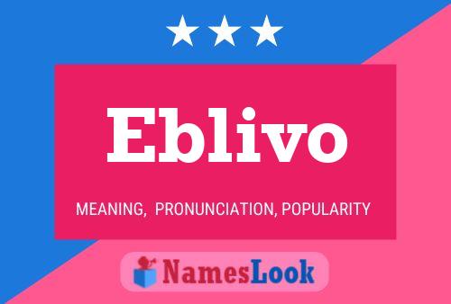 ملصق اسم Eblivo