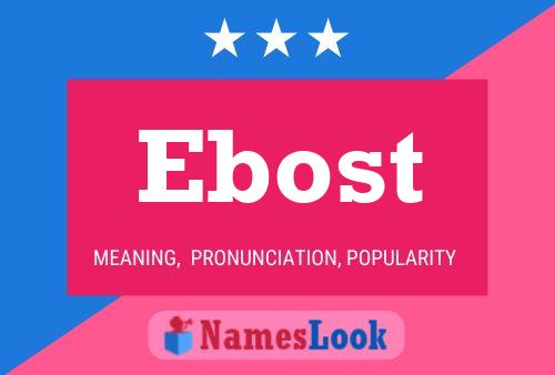 ملصق اسم Ebost