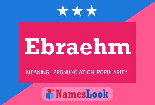 ملصق اسم Ebraehm