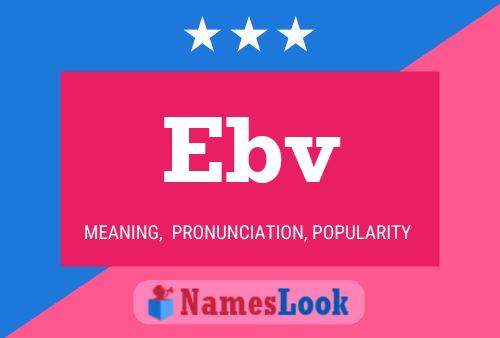 ملصق اسم Ebv