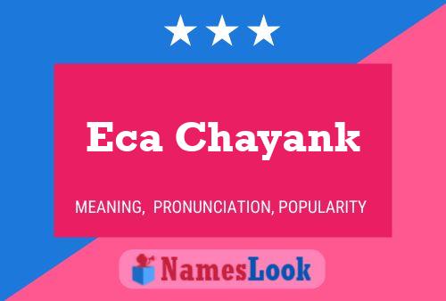 ملصق اسم Eca Chayank