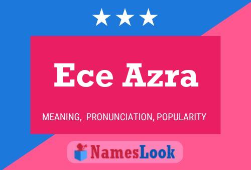 ملصق اسم Ece Azra