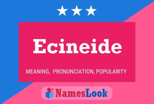 ملصق اسم Ecineide