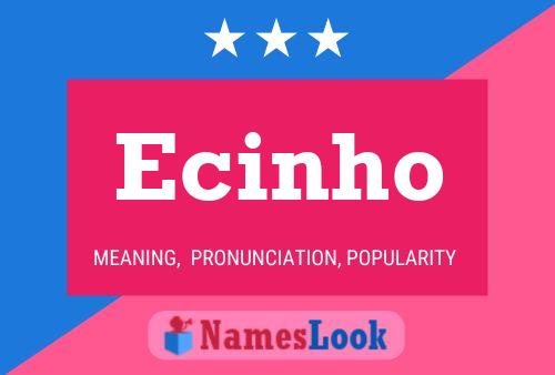 ملصق اسم Ecinho