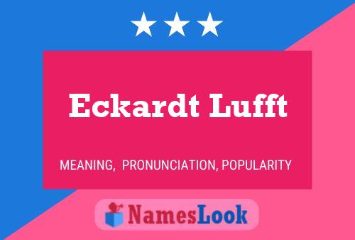 ملصق اسم Eckardt Lufft