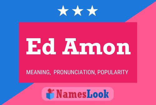 ملصق اسم Ed Amon