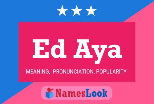 ملصق اسم Ed Aya