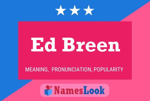 ملصق اسم Ed Breen