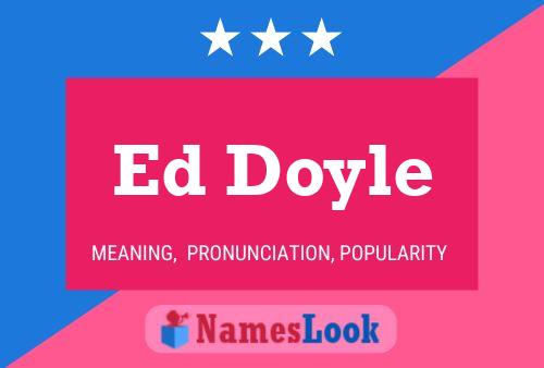 ملصق اسم Ed Doyle