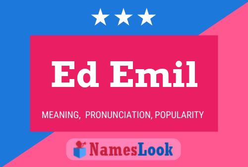 ملصق اسم Ed Emil