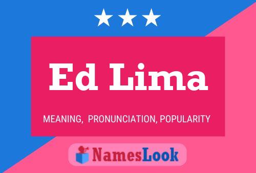 ملصق اسم Ed Lima