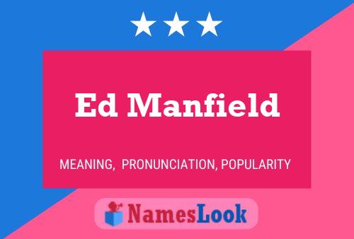 ملصق اسم Ed Manfield