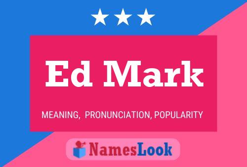 ملصق اسم Ed Mark